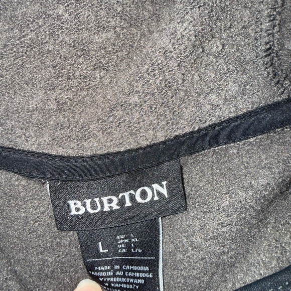 Burton Gray and Black Hoodie - Picture 6 of 6